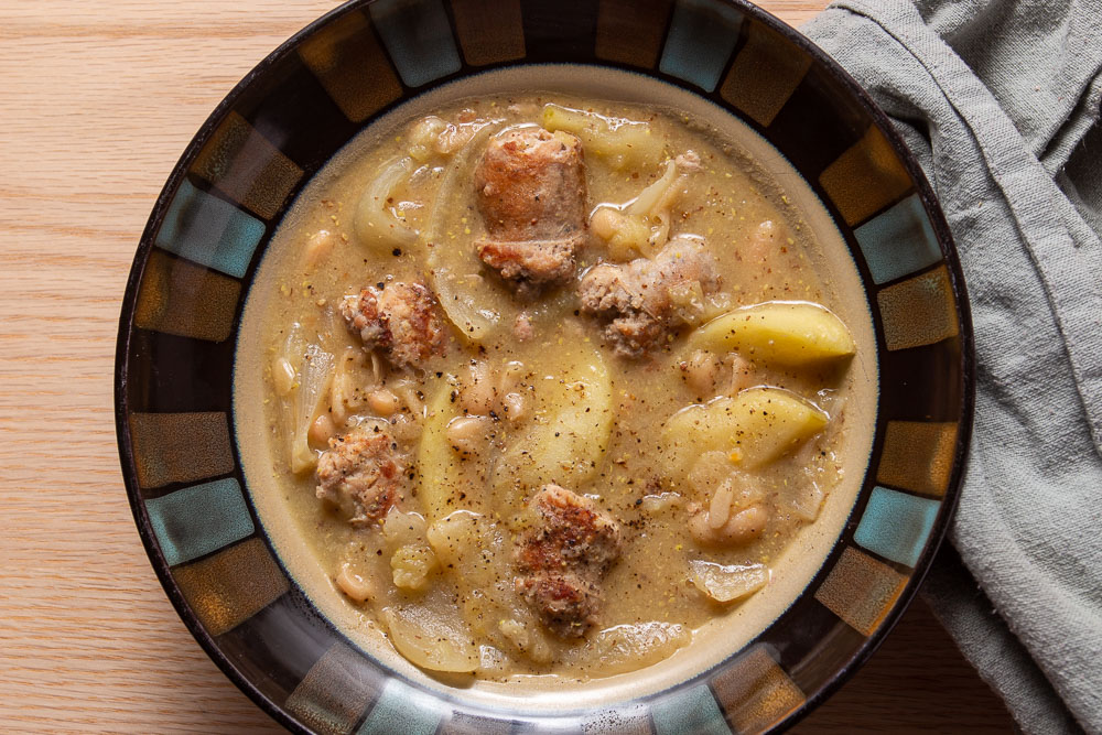 sausage stew with apple 6